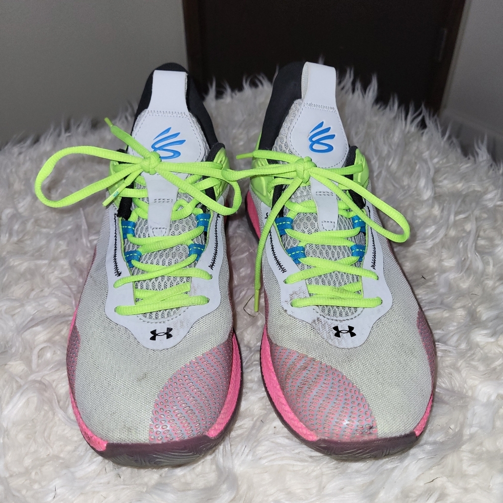 Under Armour Curry Hovr Splash Halo Gray - Size 10 Men's / 11.5 Women's - Picture 2 of 10